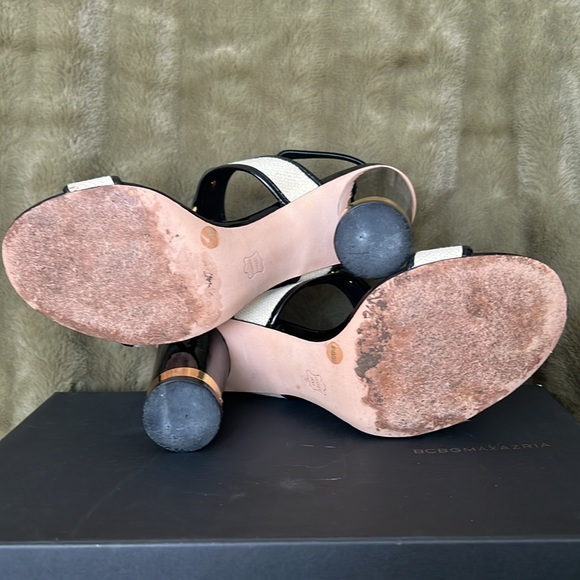 MCBGMAXAZRIA Zulema Black/Linen Sandals - Picture 8 of 9